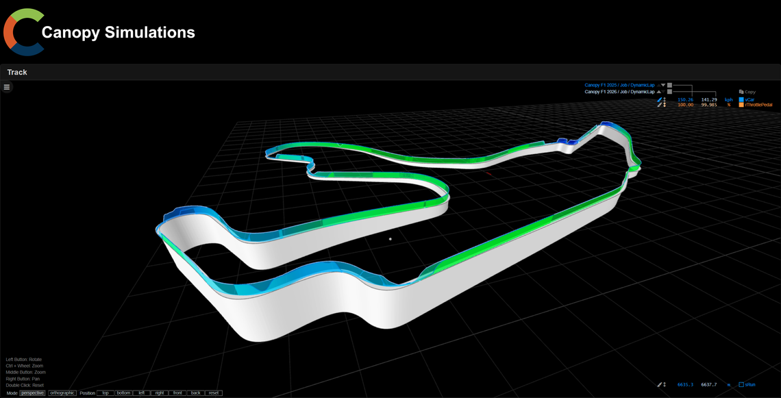 Canopy Simulations Racing Line Viewer