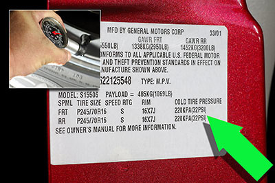 air pressure on door plaq