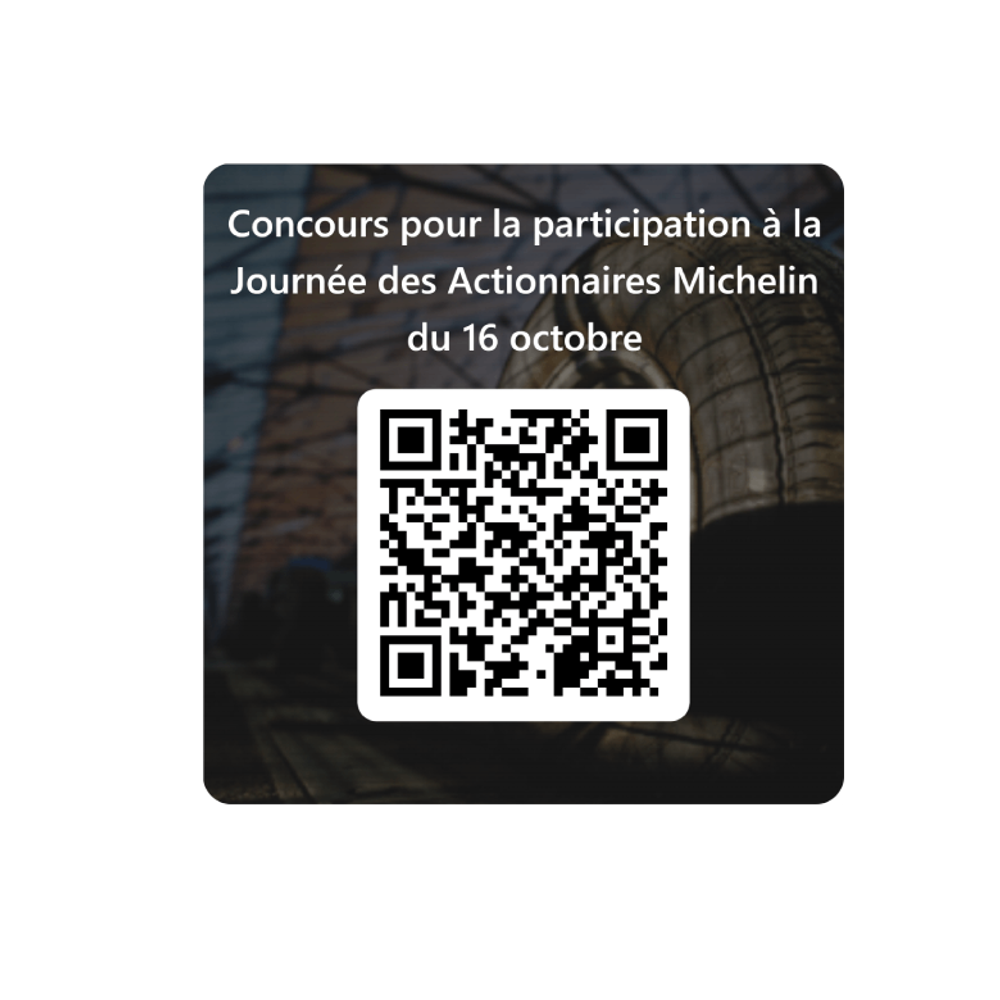 QR code to scan to participate to random draw