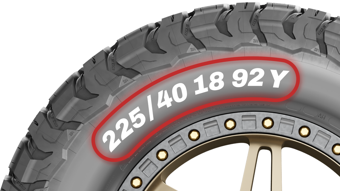 BFGoodrich all-terrain tyre technical illustration